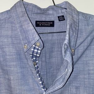 Blue roundtree & York button up
